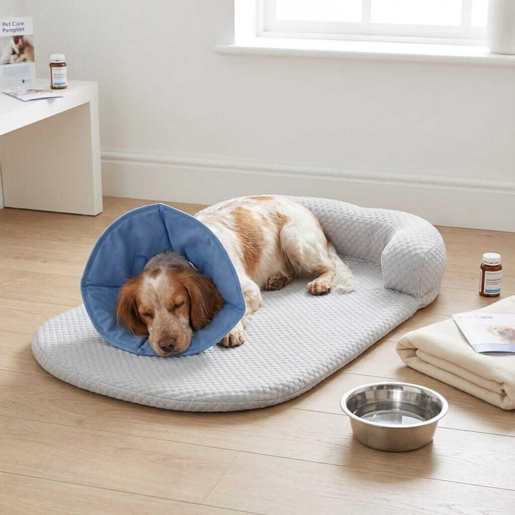 ChillEase Pet Cooling Mat for dogs and cats, breathable design, cooling ice peas technology, keeps pets cool and comfortable.