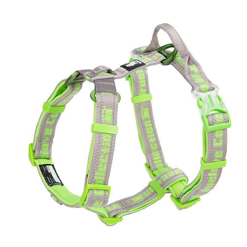 Adventure-Ready No-Pull Dog Harness featuring breathable mesh and padded support for active dogs.