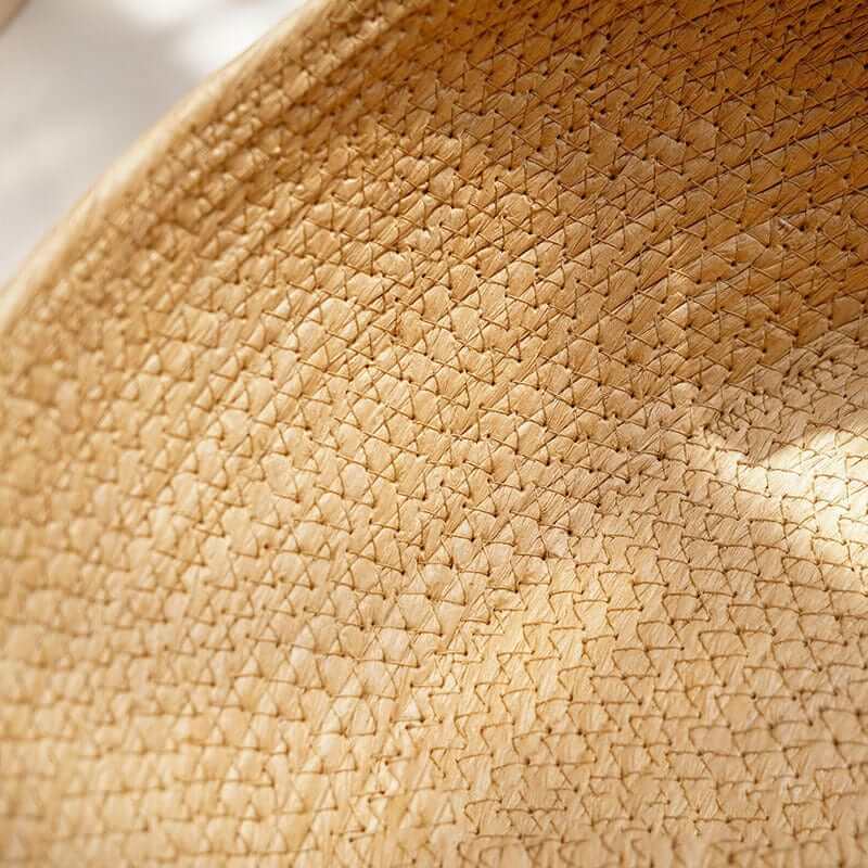 Handwoven detail of Bamboo Pet Nest, showcasing natural bamboo fibers for comfort and style for dogs and cats.