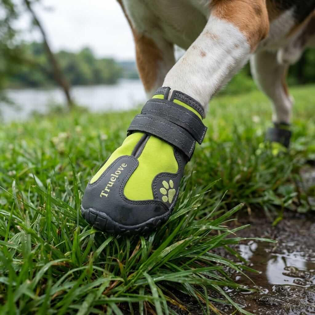 Big Dog Shoes Non-Slip Wear - rugged non-slip dog boot with waterproof fabric, designed for protection during outdoor adventures.