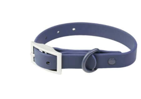 BiteGuard Harness, Collar & Leash Set collar in blue, durable and comfortable design for dogs by Dogs & Cats.
