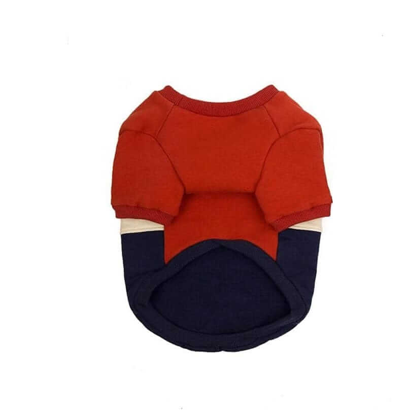 Bulldog Pet Sweater, pet sweater for dogs & cats, breathable, soft cotton, round neckline, trendy design.