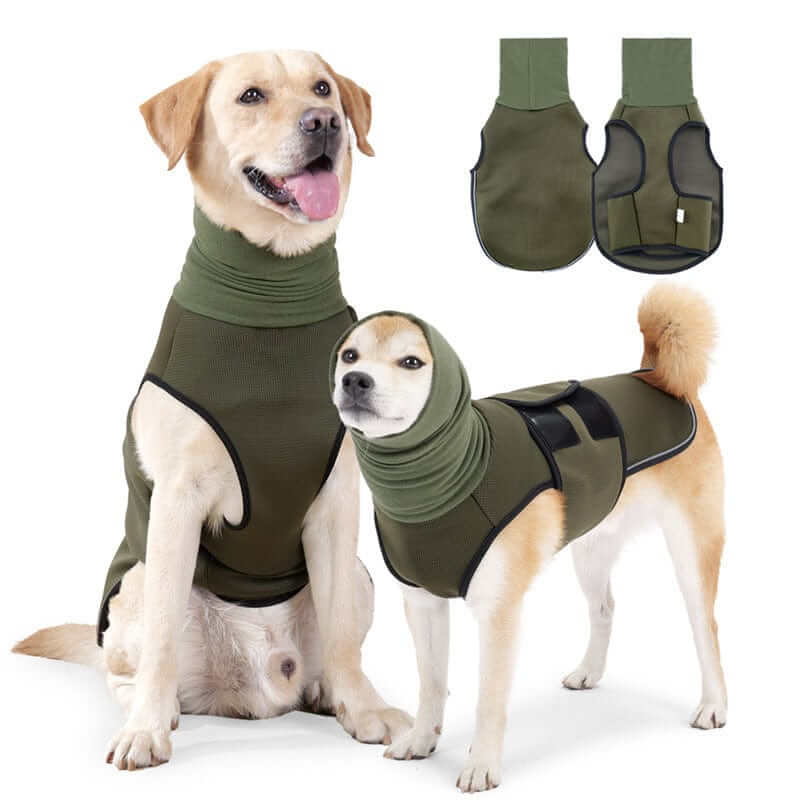 CalmEase Dog Anxiety Vest for Dogs & Cats, soothing comfort, gentle pressure, calming vest, secure fit.