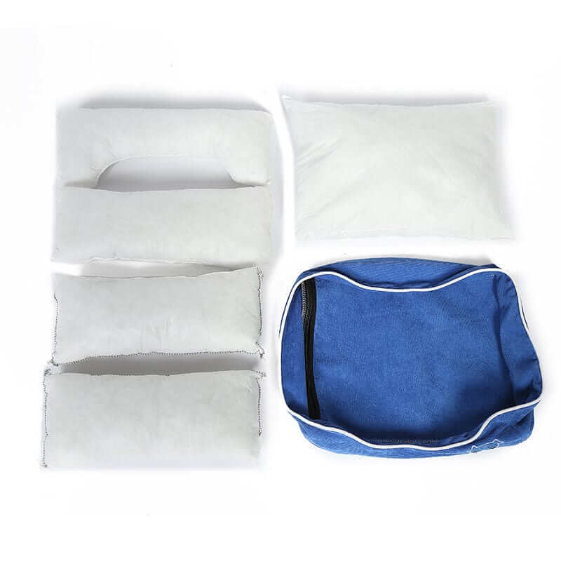 Candy Comfort Fleece Dog Bed parts, plush bedding pieces for dogs & cats, ideal for comfort and relaxation.