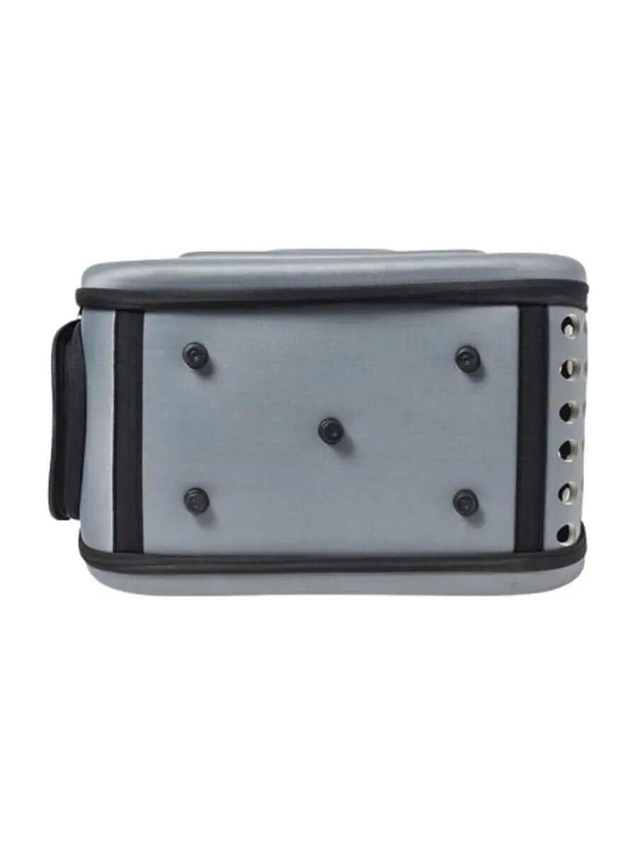 Compact Travel Pet Carrier, portable and foldable design for dogs and cats, stylish and convenient travel solution.
