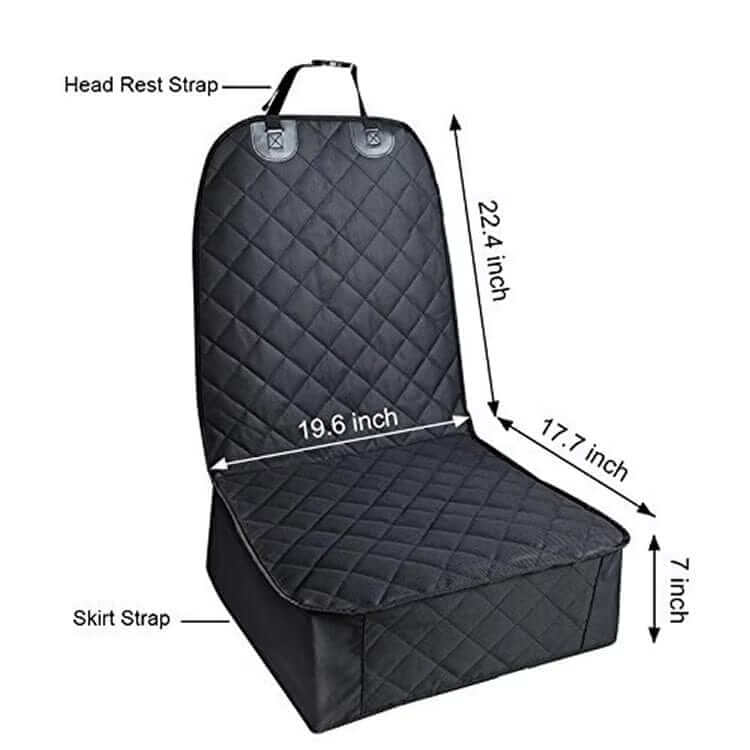 CozyRide Deluxe Dog Car Booster Seat dimensions, 22.4x19.6x7 inches, premium oxford material for dogs & cats.