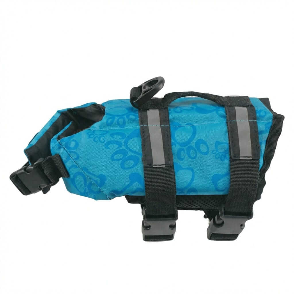 Dog's Life Jacket, dog swimwear with adjustable straps and velcro belly fastening by Dogs & Cats brand.