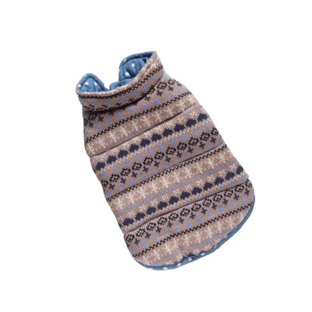 Double-Sided Casual Polka-dot Knitted Dog Vest, stylish dog vest, soft, breathable, Dogs & Cats brand