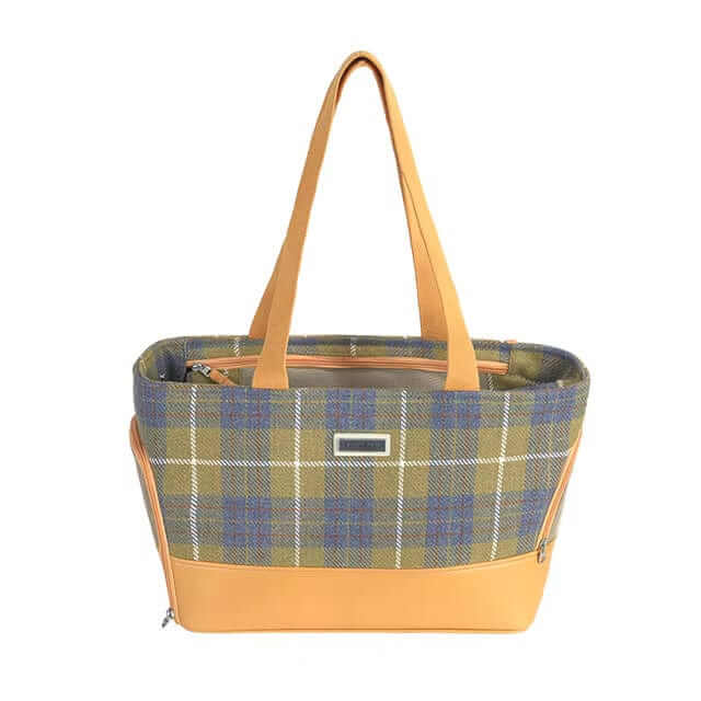 Fashionable Wool Pet Travel Carrier Bag, stylish carrier for dogs and cats, durable wool fabric, lightweight design.