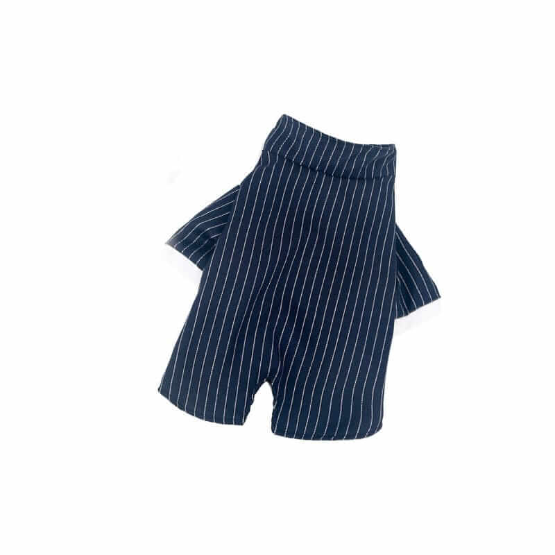 Gentle-Dog Striped Suit for dogs, featuring a stylish striped design, comfortable stretchy material by Dogs & Cats.