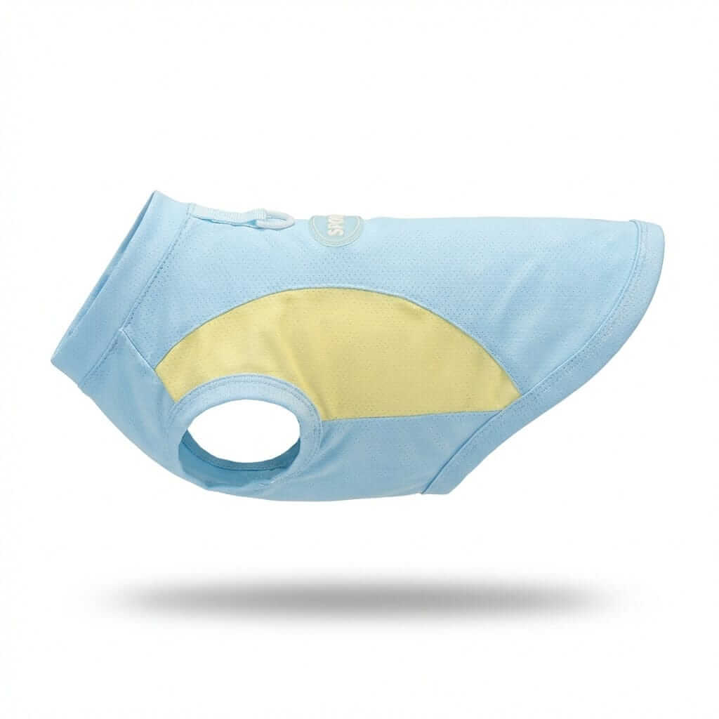 Glacier Cooling Dog Vest breathable cooling shirt for dogs, lightweight quick-dry material by Dogs & Cats.