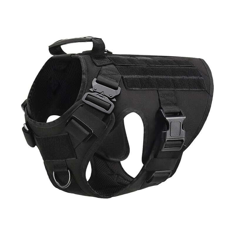 GuardianGear Tactical Dog Harness Vest for large dogs, tactical-grade materials, adjustable straps, durable design.