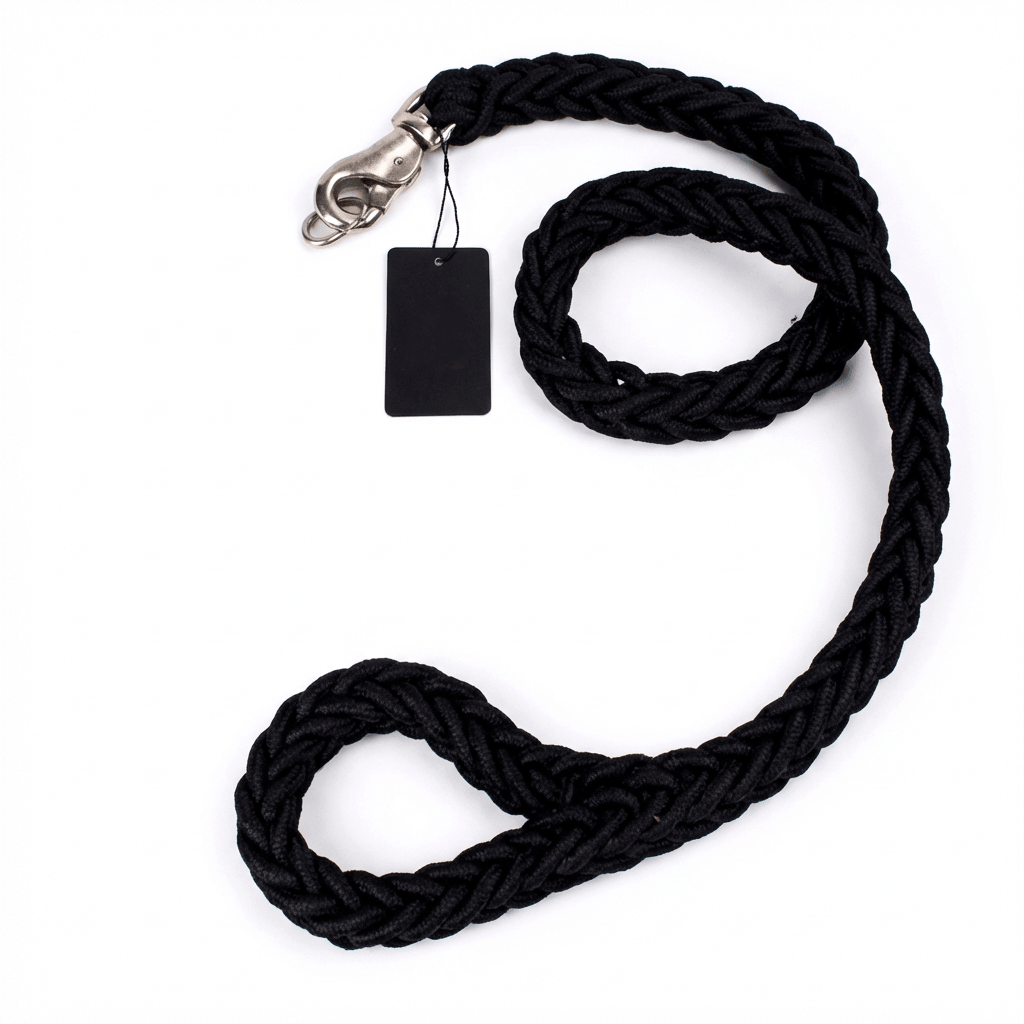 Heavy Duty Metal Clasp Braided Dog Leash with strong braided design and metal clasp for comfortable dog walking.