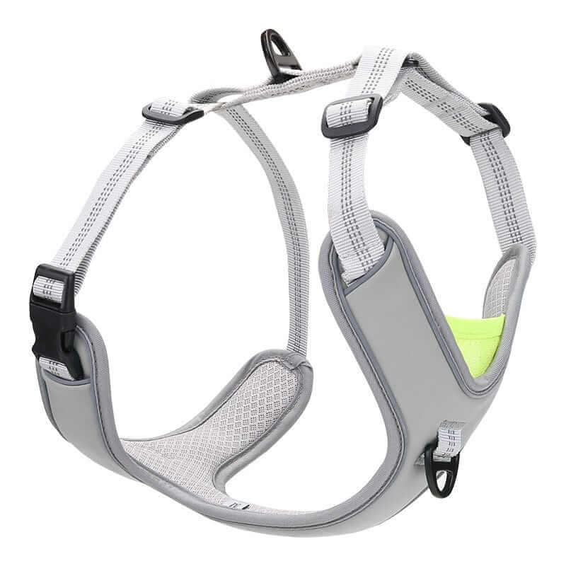 LumiGuard Reflective Dog Harness for medium to large dogs with adjustable straps and reflective features by Dogs & Cats.