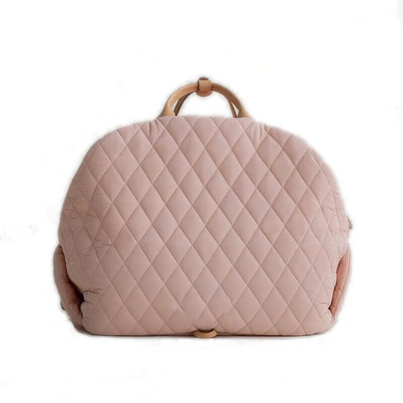 Multifunctional Pet Travel Bag – Quilted design, waterproof, ideal for dogs & cats, perfect for all seasons.