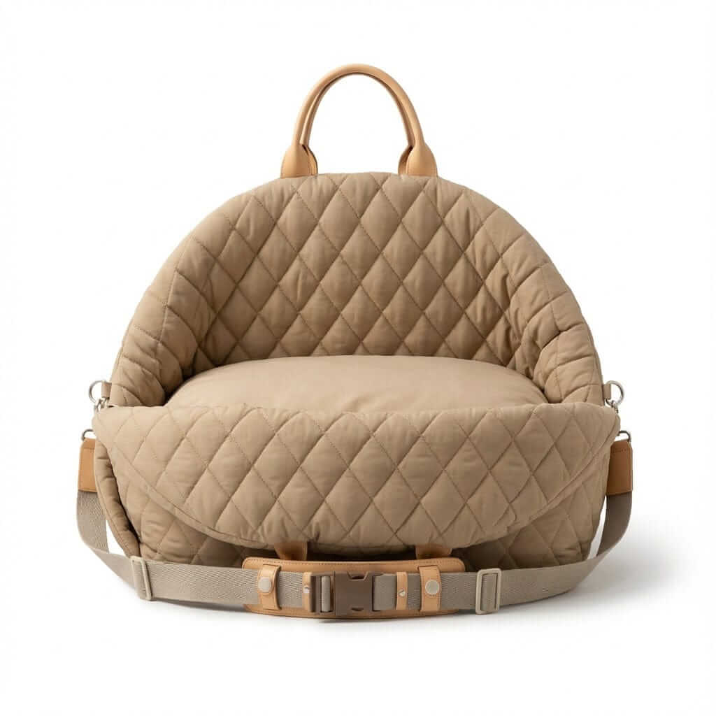 Multifunctional Pet Travel Bag, comfortable and stylish pet carrier for dogs and cats, waterproof design for year-round use.