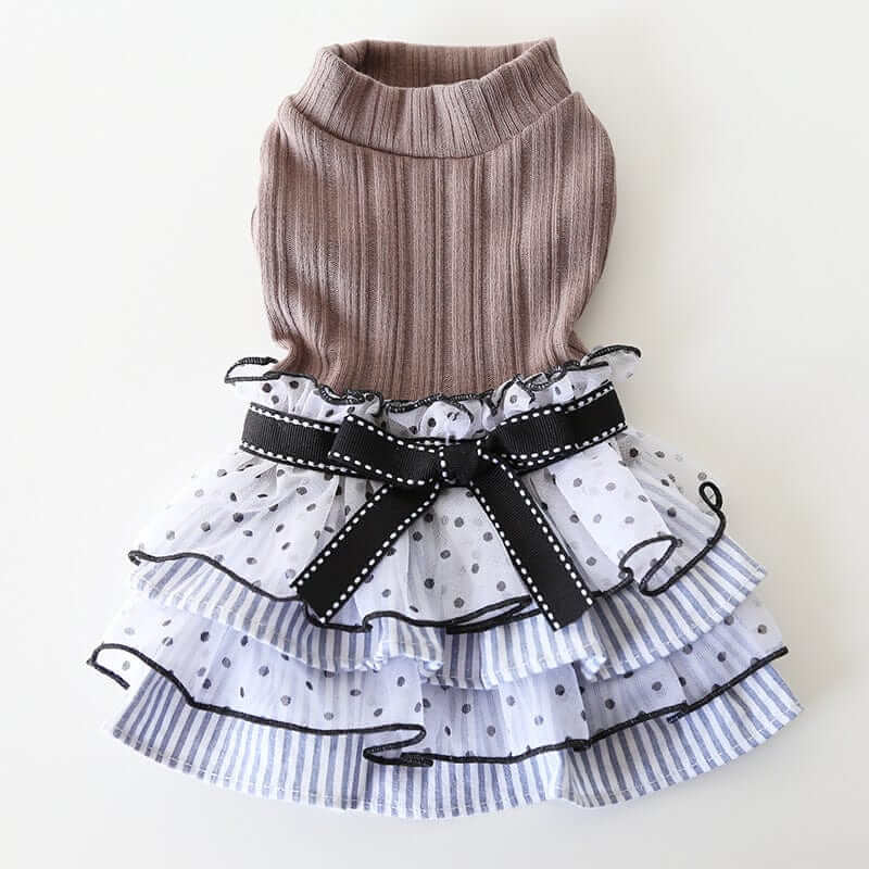 Polka Dot Puppy Dress, stylish dog dress, lightweight, perfect for spring and autumn, Dogs & Cats brand.