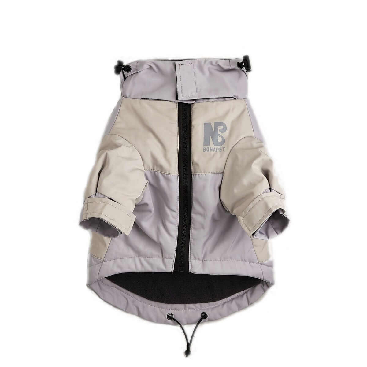 StormGuard Dog Jacket, all-weather jacket for dogs & cats, waterproof fabric, cozy insulation, reflective strips, easy zipper closure.