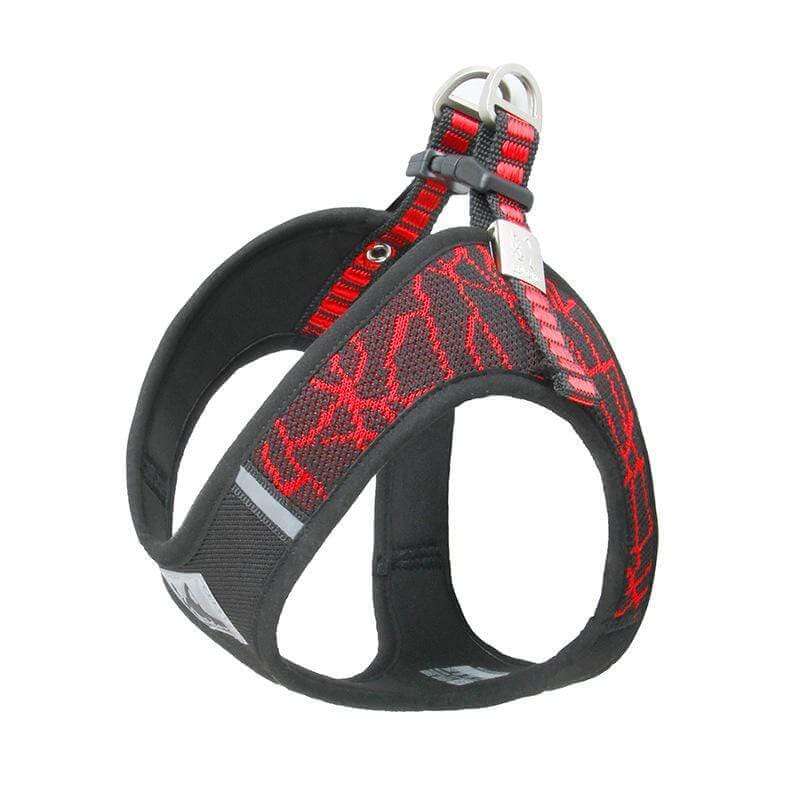 Breathable Mesh Padded Harness, easy-to-use, adjustable chest belt, D-ring, dogs & cats