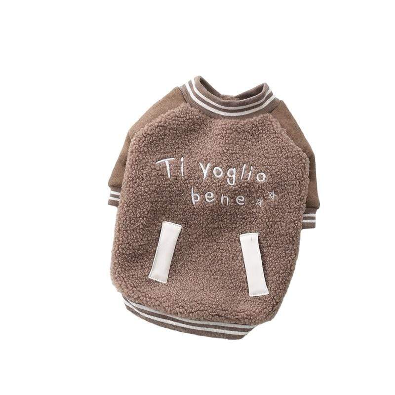 Dog Cashmere Coat; cozy, lightweight warmth; Dogs & Cats brand; perfect for chilly days and stylish walks.