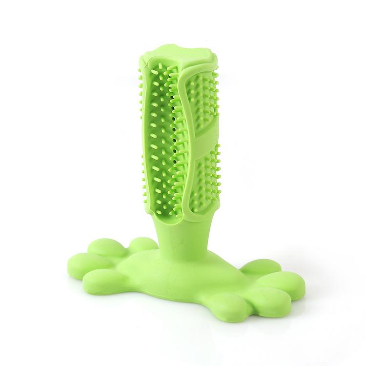 Dog Teeth Cleaning Toys - Dog dental health toy with rubber, non-toxic design for plaque prevention and gum massage.