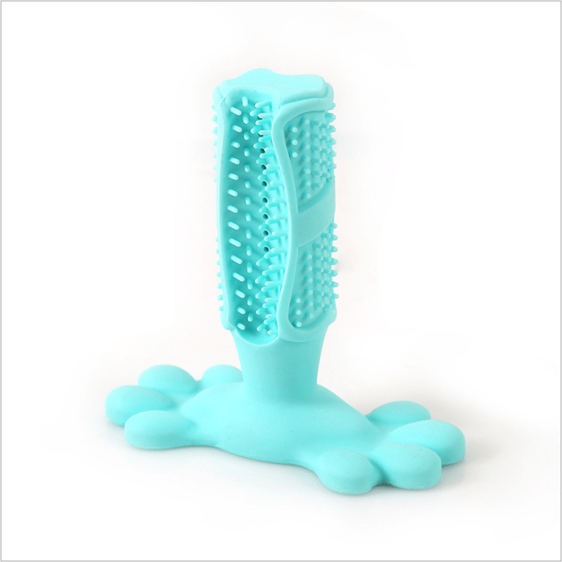 Dog Teeth Cleaning Toys: Unique rubber toothbrush stick for dental health, eco-friendly, helps clean teeth and massage gums.