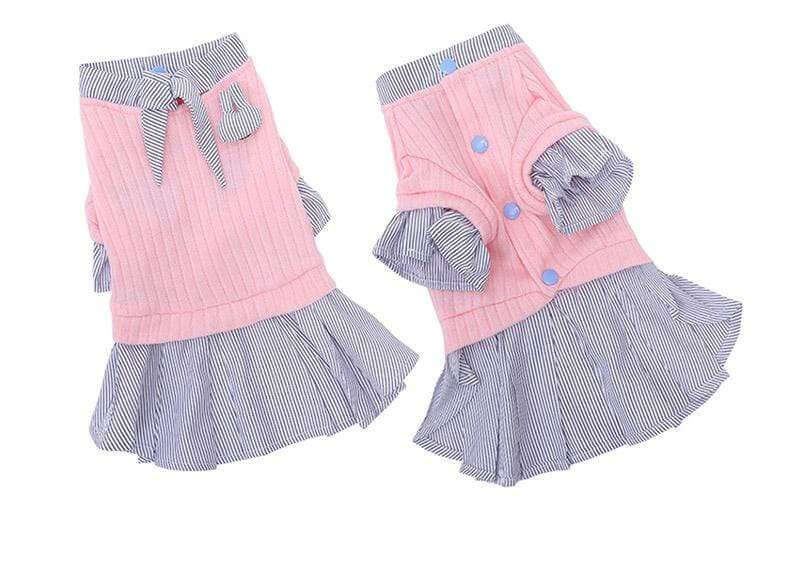 Like A Princess Dog Dress featuring breathable fabric, lightweight design, and stylish bow for Dogs & Cats.