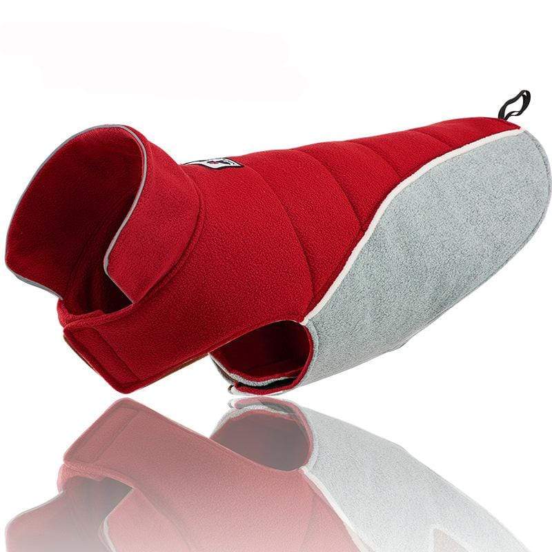 Pet Fleece Warm Coat for Dogs & Cats, lightweight, water-resistant, soft fleece lining, perfect for chilly weather.