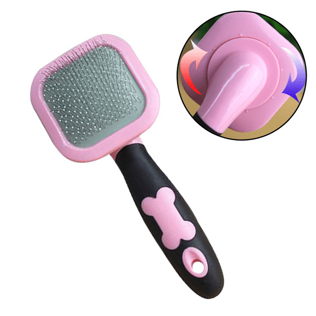Pet Grooming Brush - essential grooming tool for dogs and cats, featuring a comfortable handle and effective bristle design.