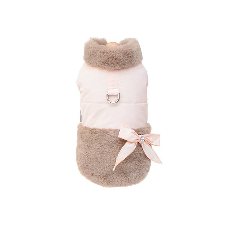 Plushy Autumn And Winter Dog Sweater, soft and warm, featuring round neckline and short sleeves, for Dogs & Cats.