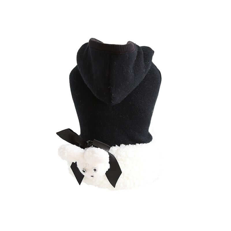 Rabbit Cuteness Wool Dog Sweater featuring soft fabric, two-legged style, and comfortable fit for dogs.
