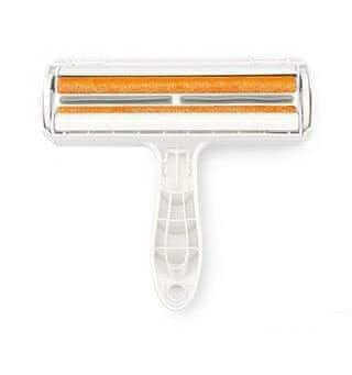 Roller Pet Hair Remover Cleaning Brush with hair collection chamber for easy clean-up, ideal for dogs and cats.