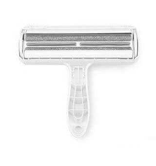 Roller Pet Hair Remover Cleaning Brush for Dogs & Cats, effective hair removal tool with collection chamber.