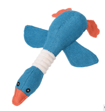 Sounding Toys for Pets, soft plush duck toy, lightweight for dogs & cats, keeps pets entertained.