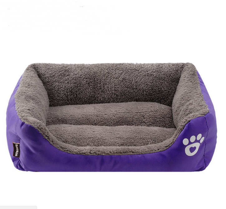 Super Soft Warm Pet Bed for Dogs & Cats, ultra-soft with nest-like walls for security and comfort support.