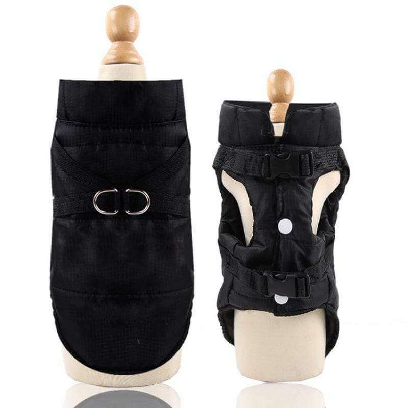 Waterproof Cold Burst Pet Vest Coat, insulated, water-resistant shell, fleece lining for dogs & cats.