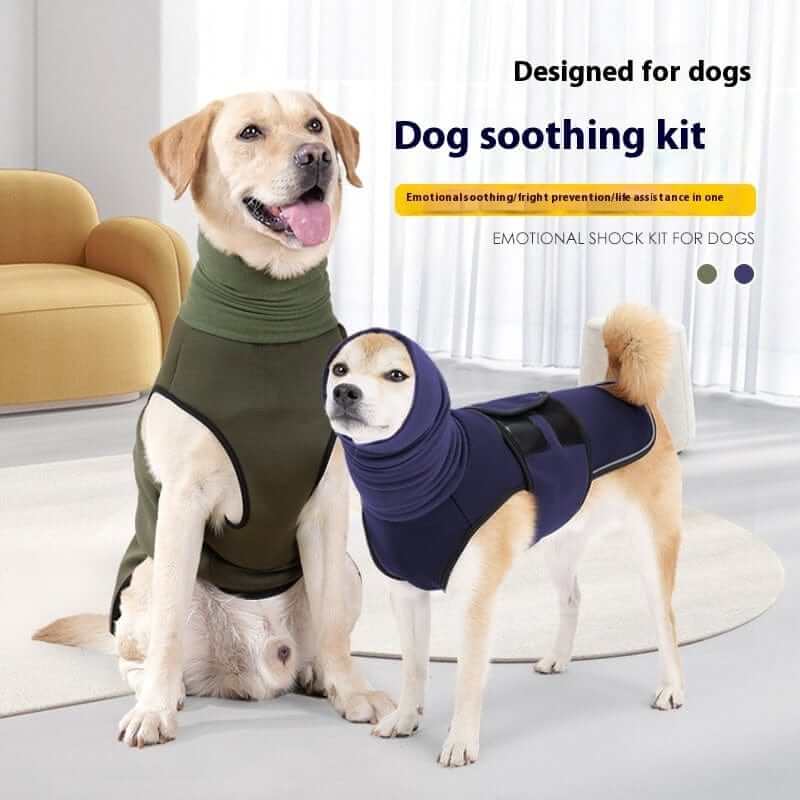 CalmEase Dog Anxiety Vest for Dogs & Cats, soothing comfort, gentle pressure for stress relief.
