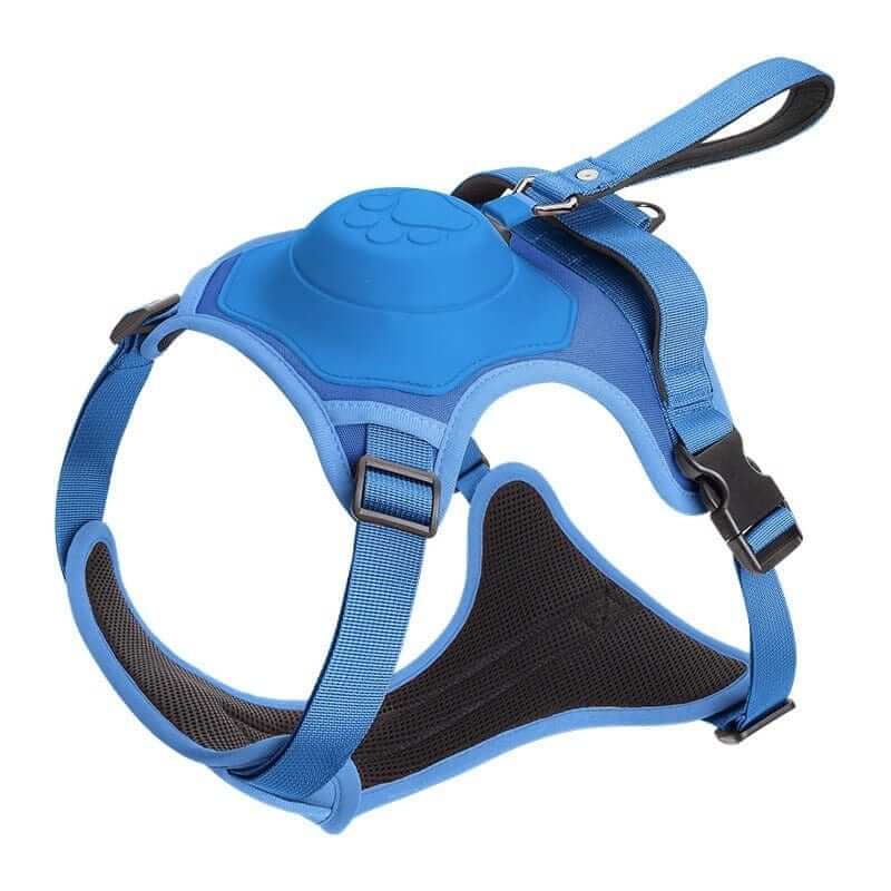 AirFlex Dog Harness in blue with breathable materials, designed for comfort and control for dogs by Dogs & Cats.