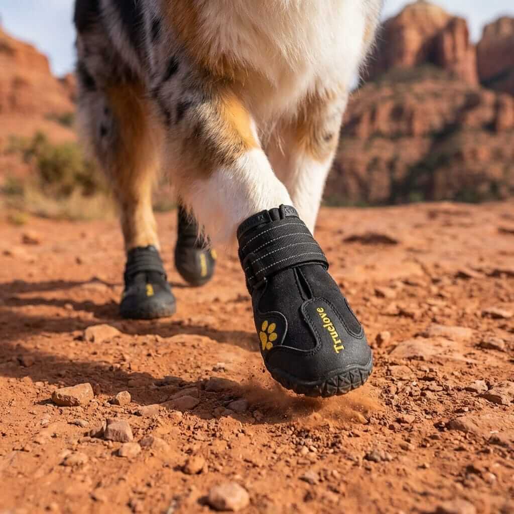Big Dog Shoes Non-Slip Wear for dogs, featuring non-slip sole and waterproof fabric for outdoor adventures.