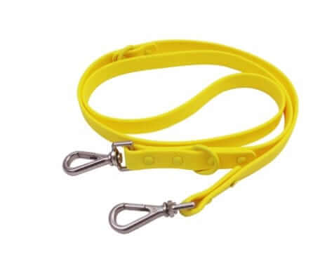 BiteGuard Harness, Collar & Leash Set - Durable yellow leash with clips for dogs, designed for comfort and style by Dogs & Cats.
