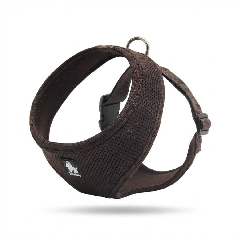 Breathable Dog Adjustable Harness for dogs and cats, features soft mesh material and sturdy D-ring, from Dogs & Cats.