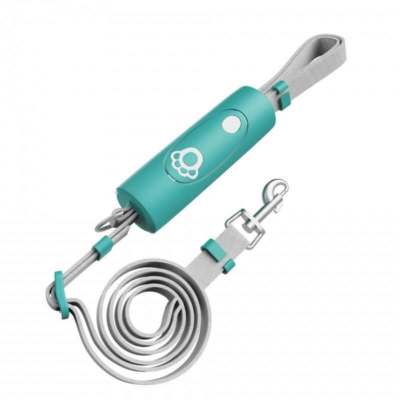 Bungee Comfort Leash for Small & Medium Dogs, featuring bungee elasticity and stylish design by Dogs & Cats.