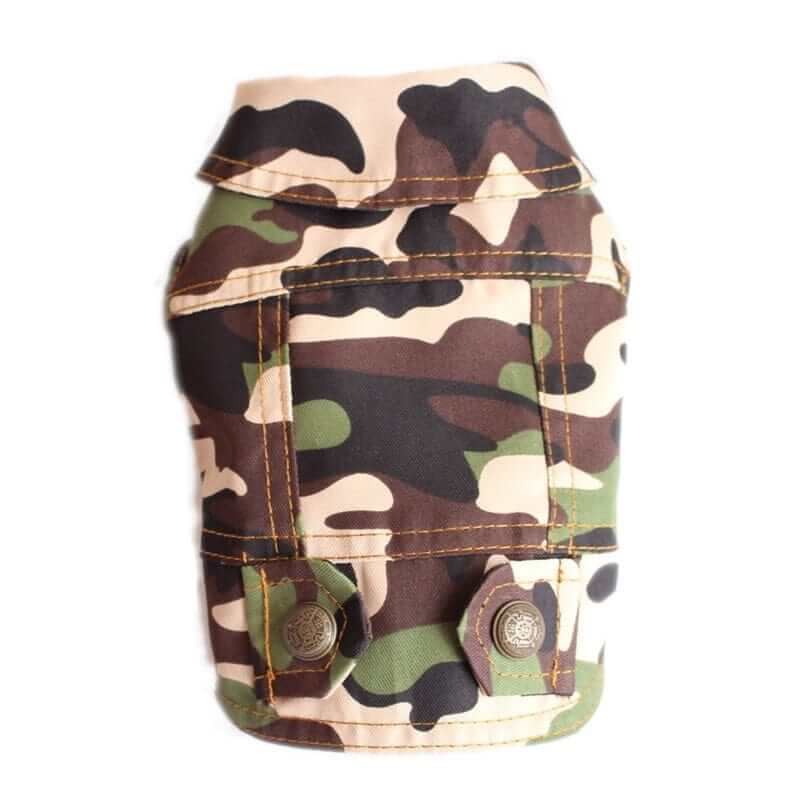 CamoChill Dog Vest, camouflage design, warm and stylish dog vest by Dogs & Cats.