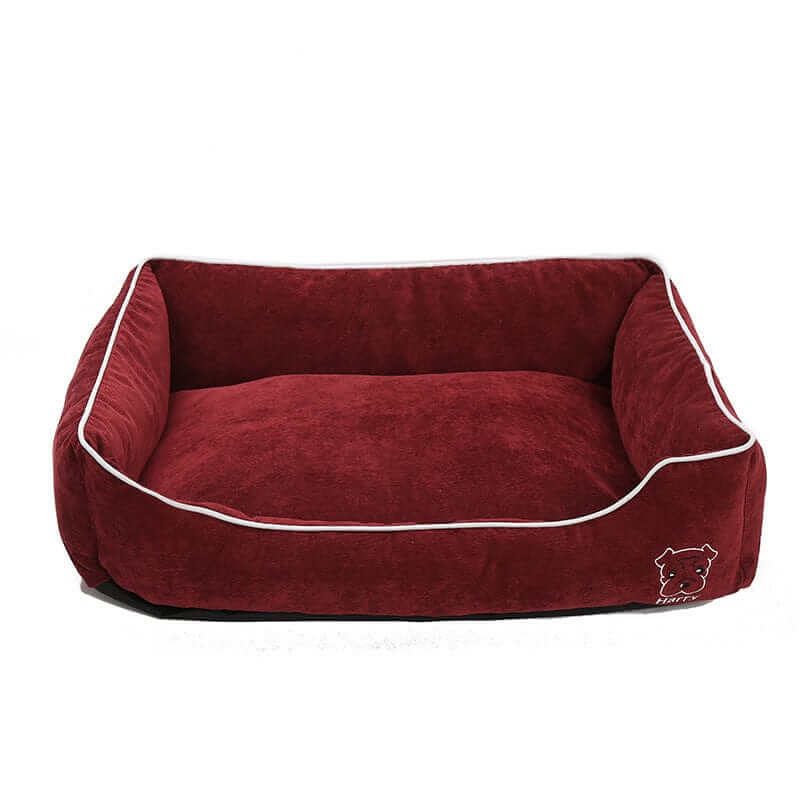 Candy Comfort Fleece Dog Bed - Plush fleece material, stylish design, suitable for small to large dogs by Dogs & Cats.