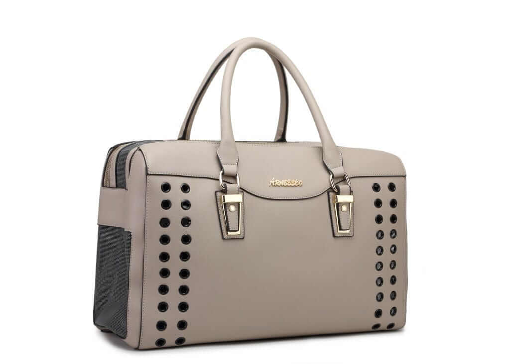 Comfort Pet Travel Tote - Stylish and convenient pet travel bag for small dogs and cats with breathable design.