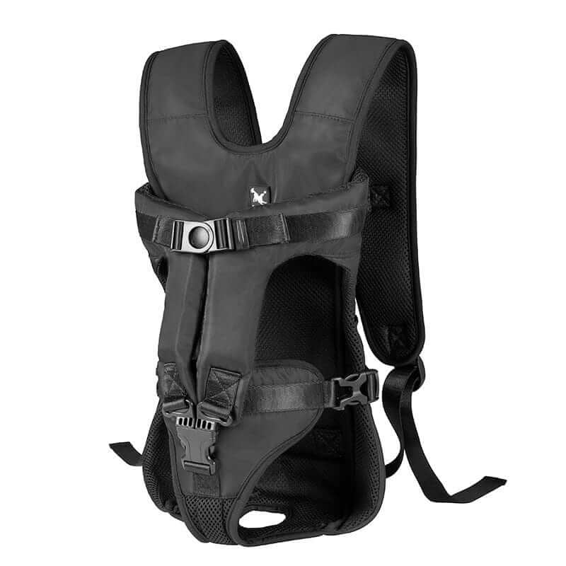 ComfortCarry Pet Backpack, breathable pet carrier for dogs & cats, perfect for hiking and travel.