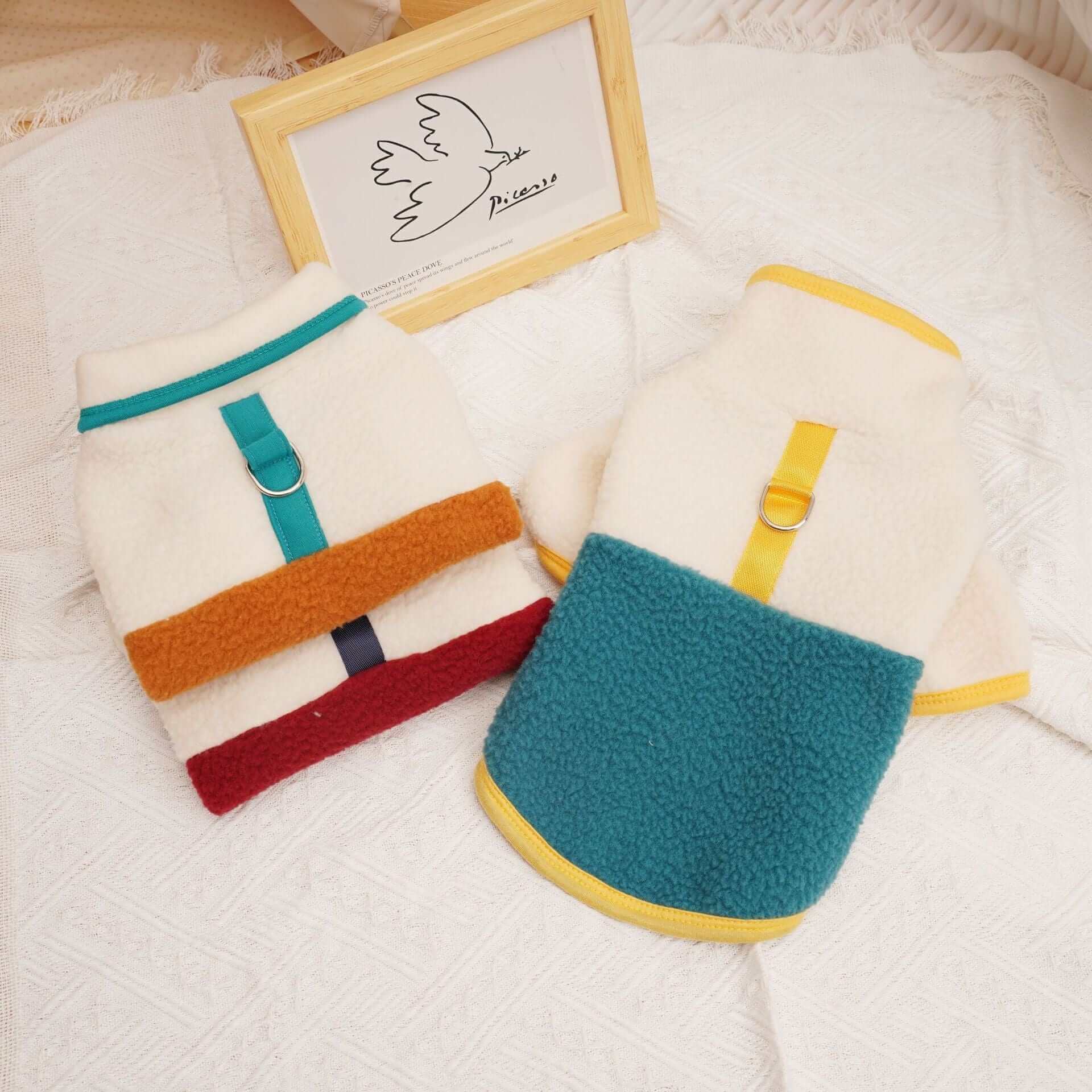 Cozy Spring & Fall Fleece Dog Jacket - Lightweight fleece for small dogs, perfect for spring and fall, by Dogs & Cats.