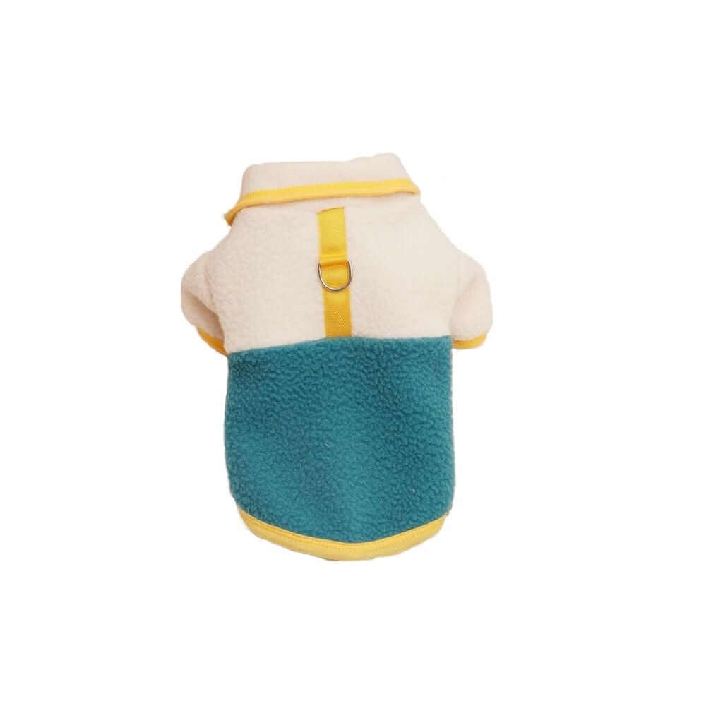 Cozy Spring & Fall Fleece Dog Jacket for dogs, lightweight fleece, perfect for spring and fall adventures by Dogs & Cats.