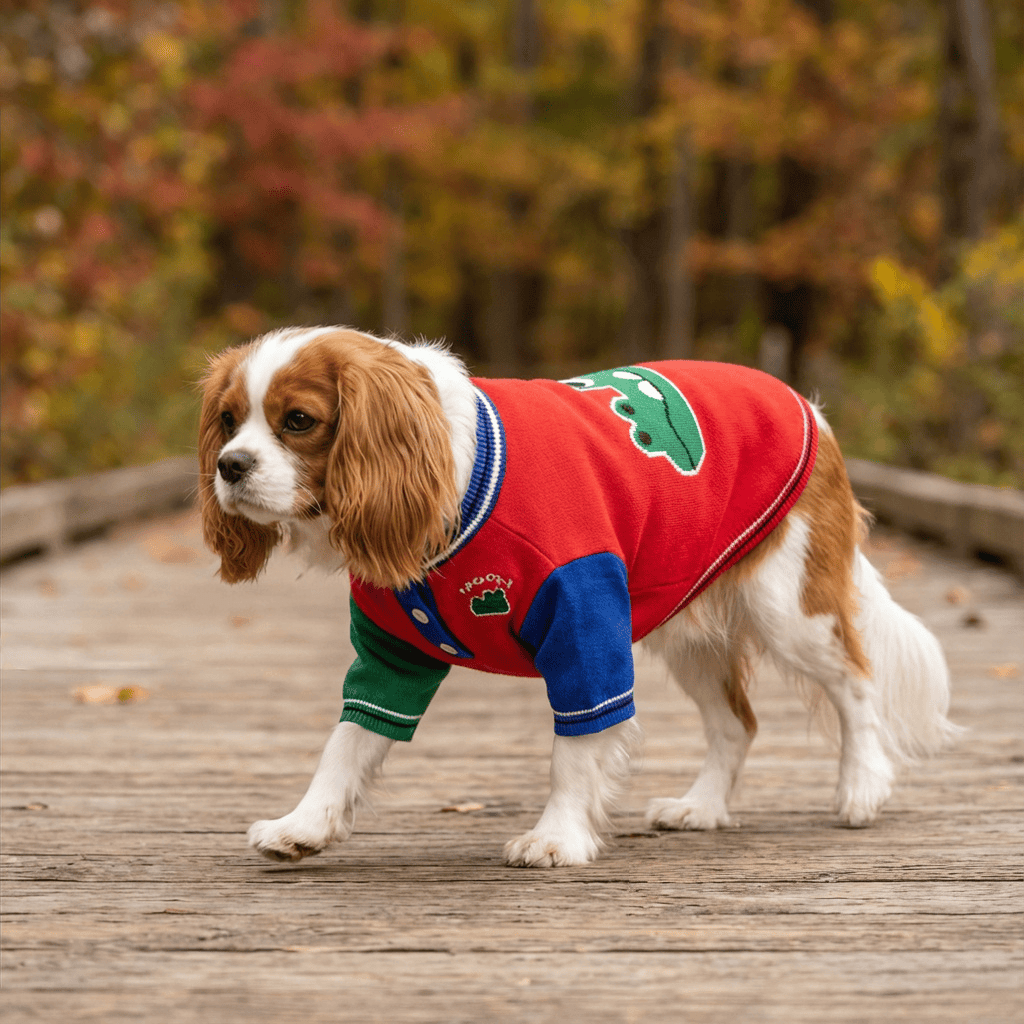 Crocodile Warm Dog Sweater for dogs, features breathable lightweight wool, perfect for comfort and style.
