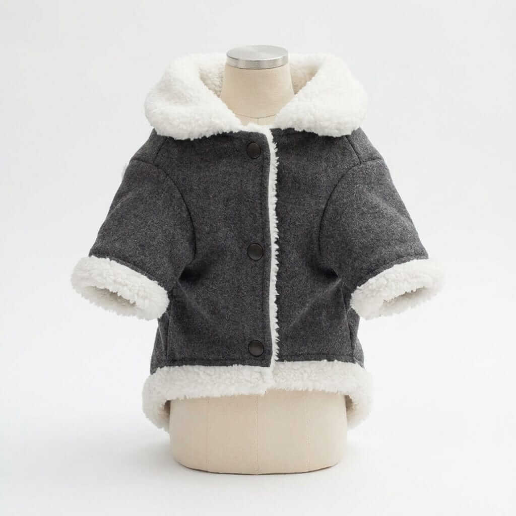 French Bulldog Thick Warm Dog Jacket, thick fleece coat for dogs, warm, breathable, lightweight, cozy, Dogs & Cats brand.